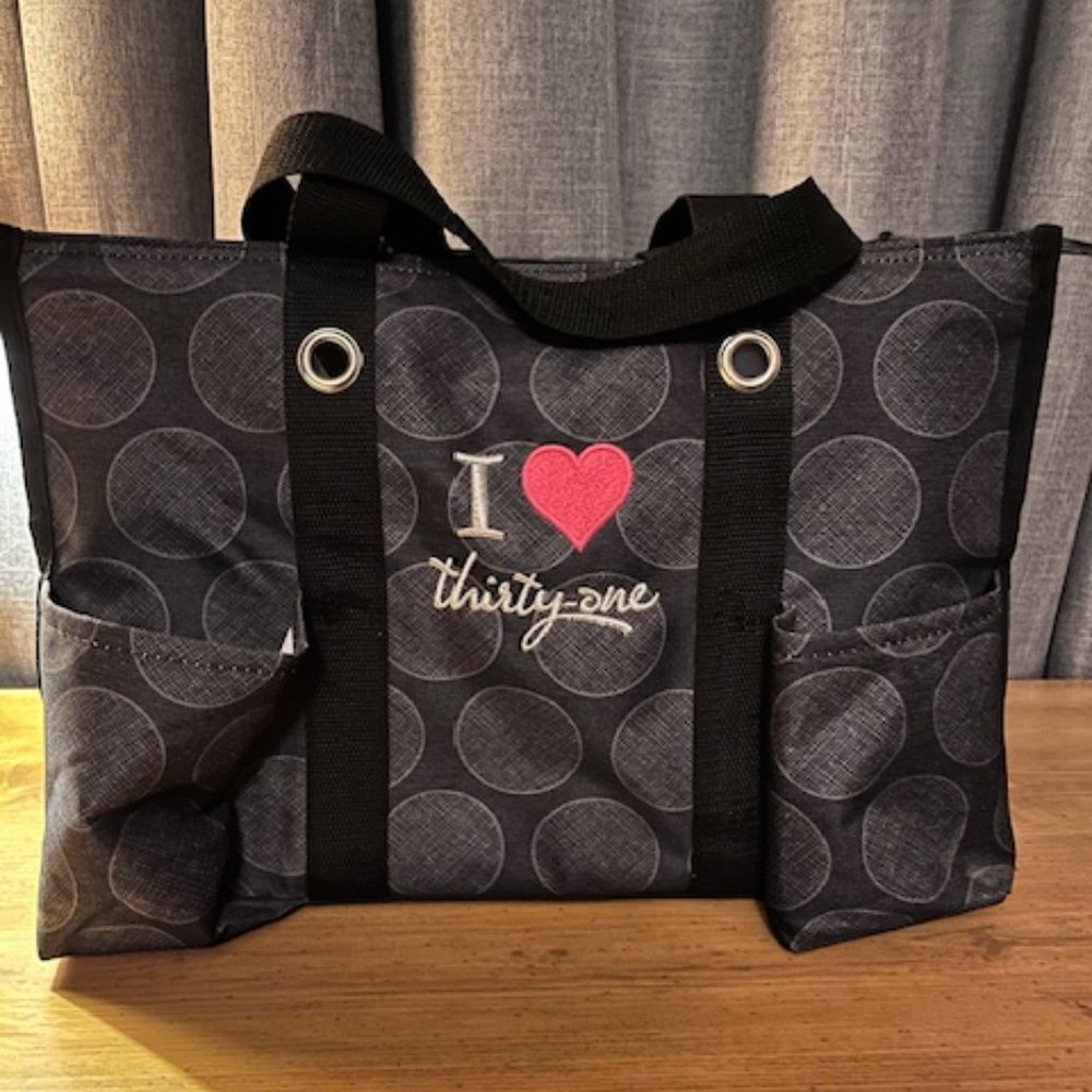 Thirty One ZipTop Organizing Utility Tote